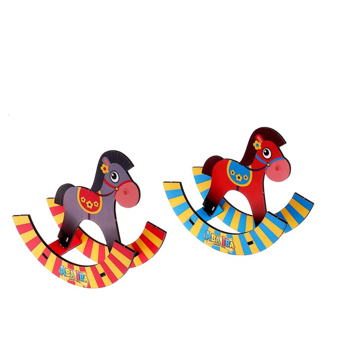 3D пазл-конструктор Качалочки «Лошадки»
3D пазл-конструктор Качалочки «Лошадки»