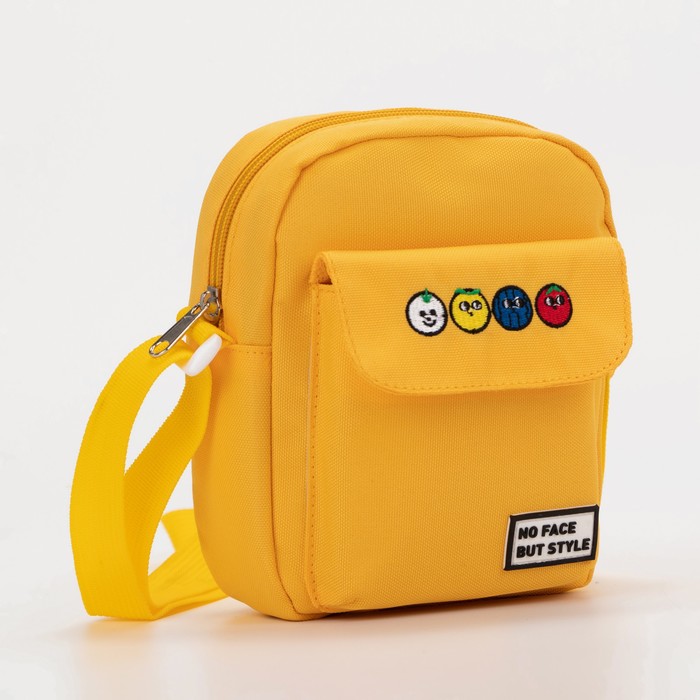 Сумка детская на молнии, наружный карман, цвет желтый/черный
Сумка детская на молнии, наружный карман, цвет желтый/черный