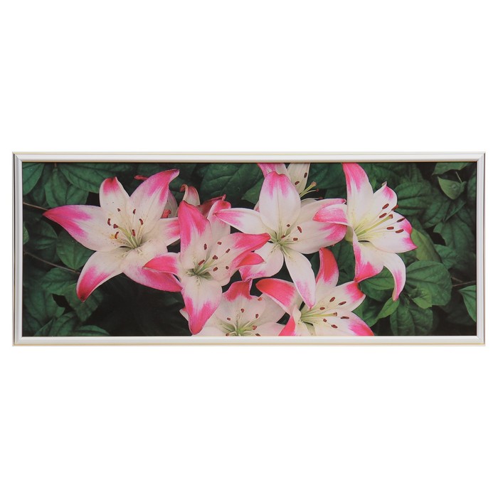 Картина "Цветы" 35х90(39х93) см 
Картина "Цветы" 35х90(39х93) см