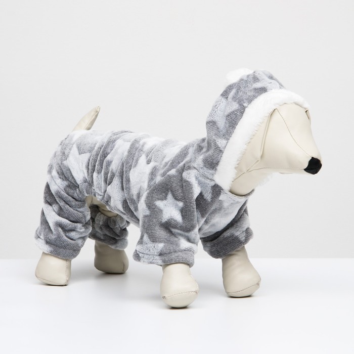 Комбинезон "Звёзды" с капюшоном, размер XS (ДС 20 см, ОГ 30 см, ОШ 20 см), серый
Комбинезон "Звёзды" с капюшоном, размер XS (ДС 20 см, ОГ 30 см, ОШ 20 см), серый