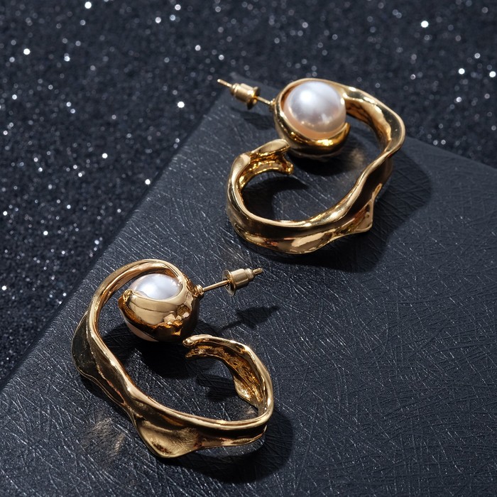 Серьги с жемчугом "Сокровище" раковинка, цвет белый в золоте
Серьги с жемчугом "Сокровище" раковинка, цвет белый в золоте