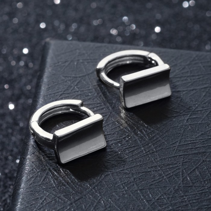 Серьги металл "Эстетика" прямоугольник, цвет серебро
Серьги металл "Эстетика" прямоугольник, цвет серебро