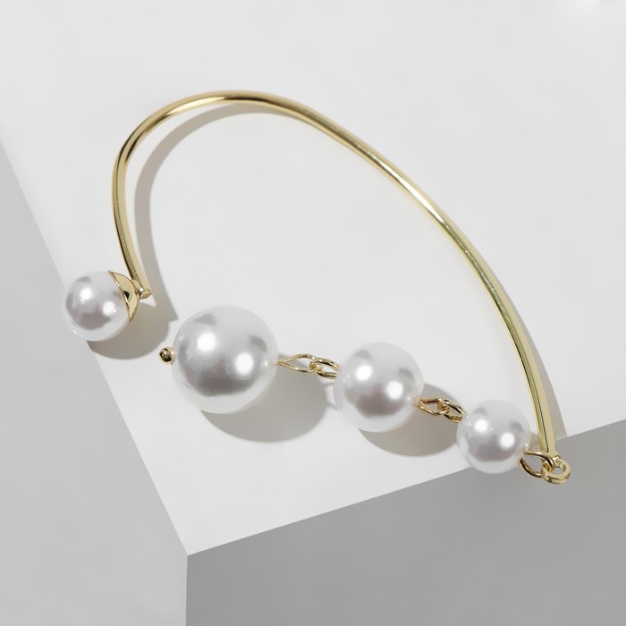 Серьга "Кафф" дуга, цвет белый в золоте
Серьга "Кафф" дуга, цвет белый в золоте