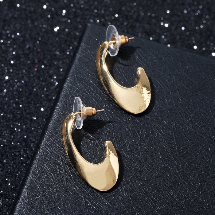 Серьги-кольца "Ретро" утолщение, цвет золото
Серьги-кольца "Ретро" утолщение, цвет золото