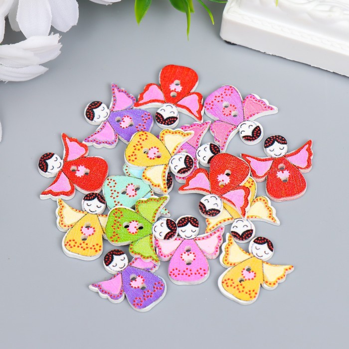 Пуговица дерево для творчества 2 прокола "Ангелок" набор 15 шт МИКС 2,2х2 см
Пуговица дерево для творчества 2 прокола "Ангелок" набор 15 шт МИКС 2,2х2 см