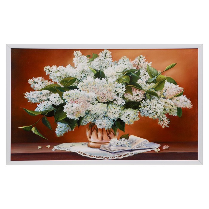 Картина "Белая сирень" 60х100(65х105) см
Картина "Белая сирень" 60х100(65х105) см