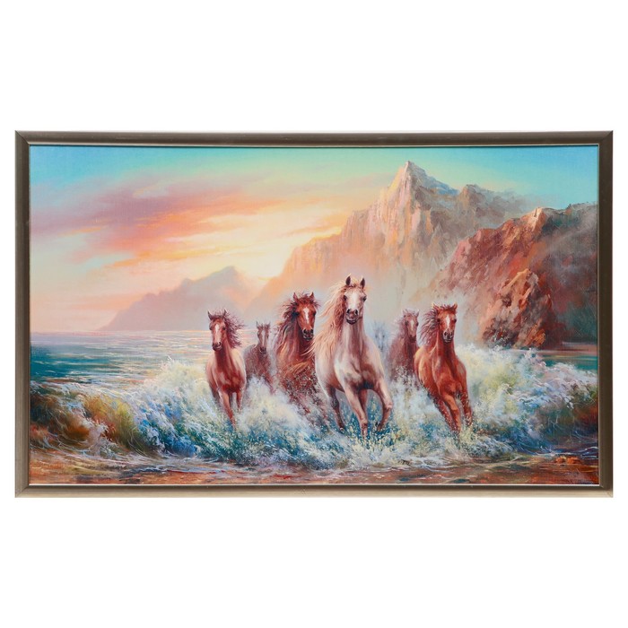 Картина "Кони" 60х100(65х105) см
Картина "Кони" 60х100(65х105) см