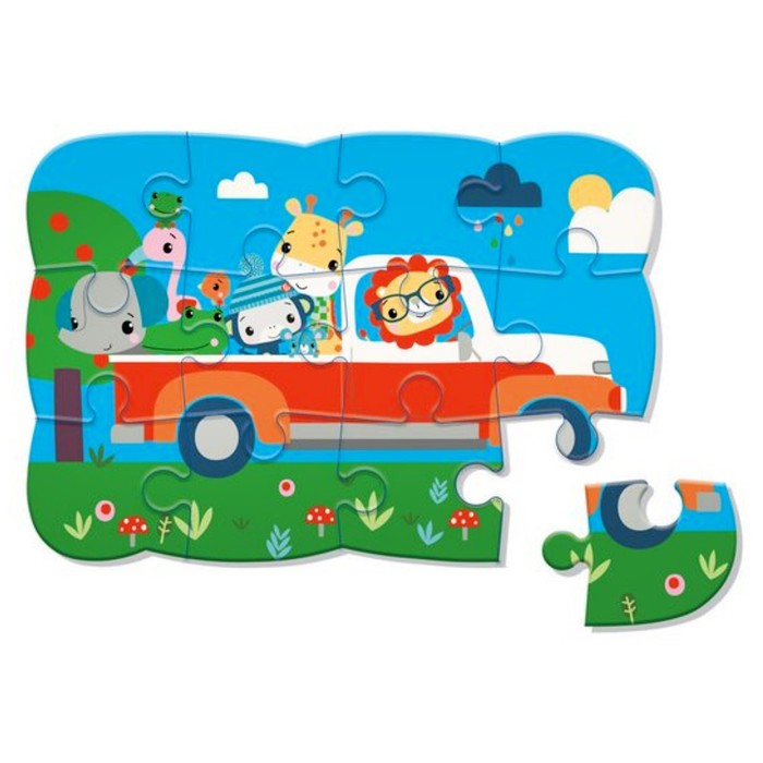 Пазл на магните «Весёлая поездка», 12 элементов
Пазл на магните «Весёлая поездка», 12 элементов