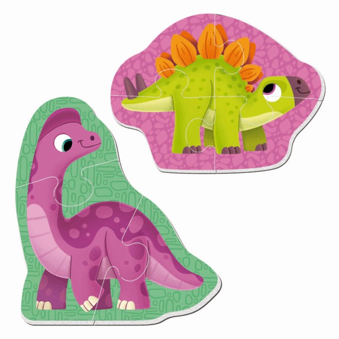 Мягкий магнитный пазл «Динозаврики», 2 картинки, 7 элементов
Мягкий магнитный пазл «Динозаврики», 2 картинки, 7 элементов