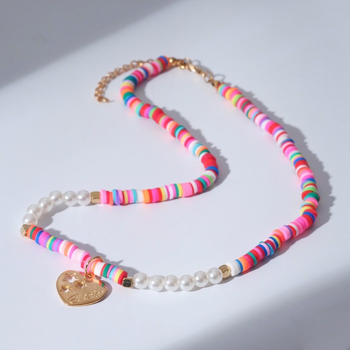 Колье "Бисер" сердечко, цветной в золоте, 45 см
Колье "Бисер" сердечко, цветной в золоте, 45 см