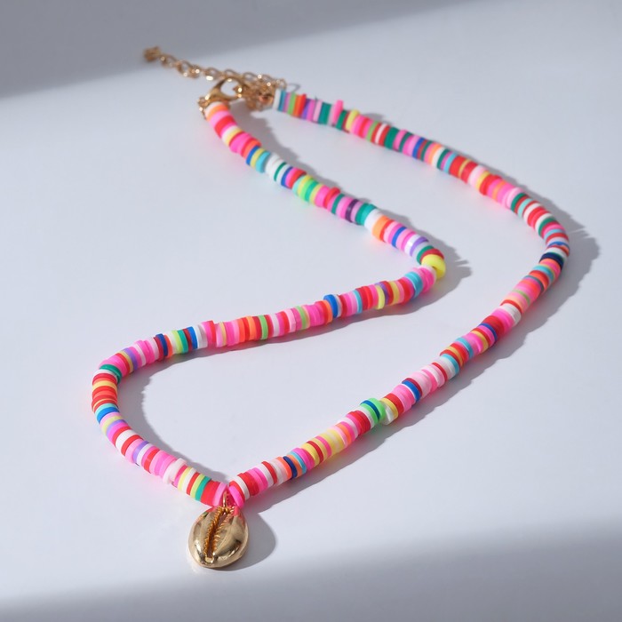 Колье "Бисер" ракушка, цветной в золоте, 45 см
Колье "Бисер" ракушка, цветной в золоте, 45 см