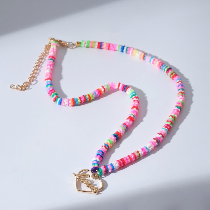 Колье "Бисер" любовь, цветной в золоте, 45 см
Колье "Бисер" любовь, цветной в золоте, 45 см