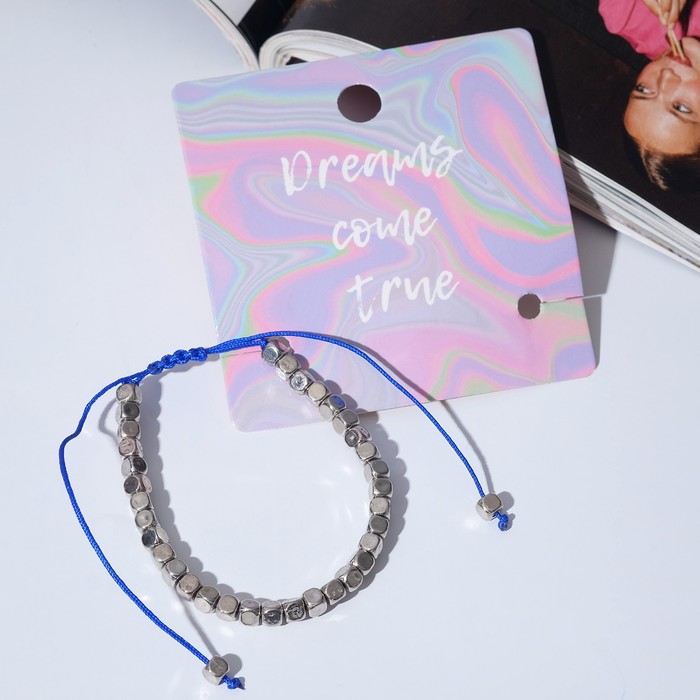 Браслет "Бусины на нити" круги, цвет МИКС в серебре, d=7
Браслет "Бусины на нити" круги, цвет МИКС в серебре, d=7