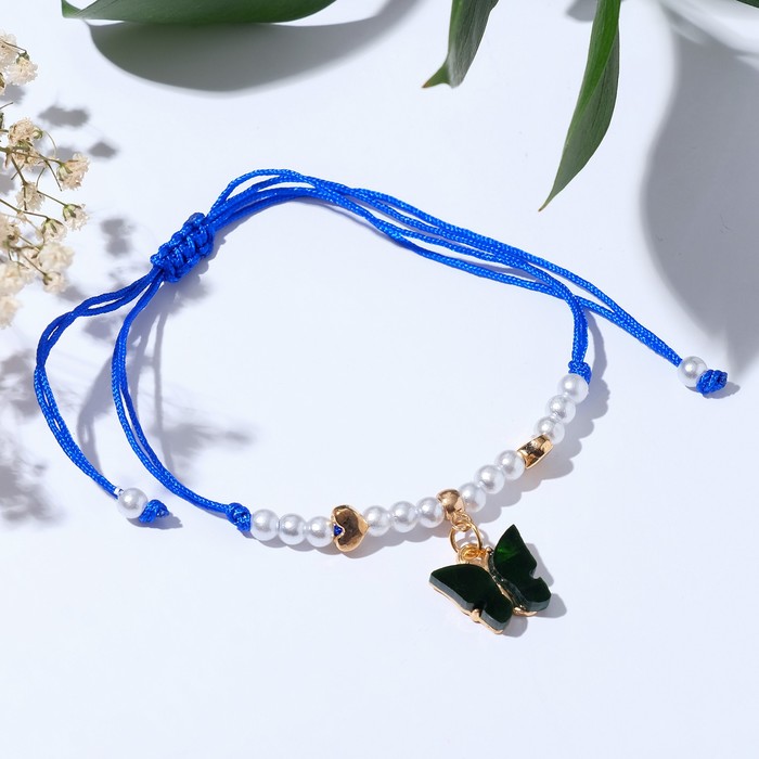 Браслет "Бабочка" перламутр, цвет МИКС, d=7 
Браслет "Бабочка" перламутр, цвет МИКС, d=7