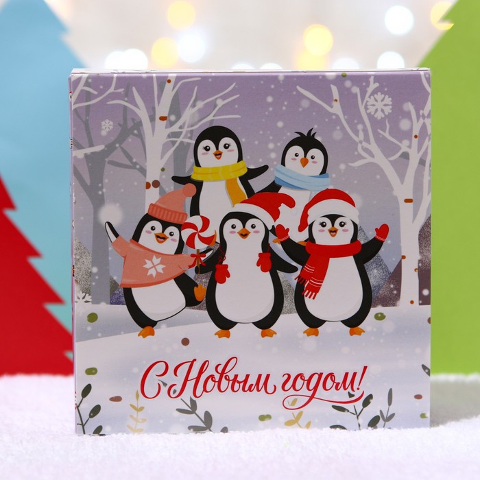 Новогодний набор бомбочек для ванн «Пингвины» 4 шт., 40 г
Новогодний набор бомбочек для ванн «Пингвины» 4 шт., 40 г