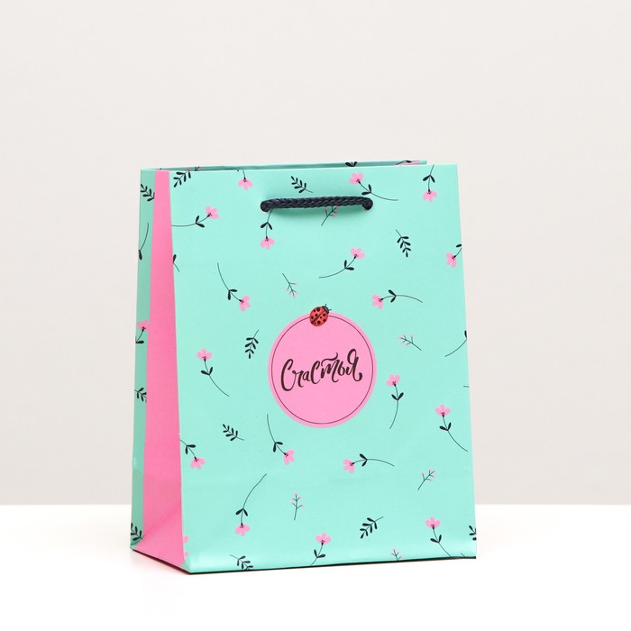 Пакет подарочный "Счастья", 11,5 х 14,5 х 6,5 см
Пакет подарочный "Счастья", 11,5 х 14,5 х 6,5 см