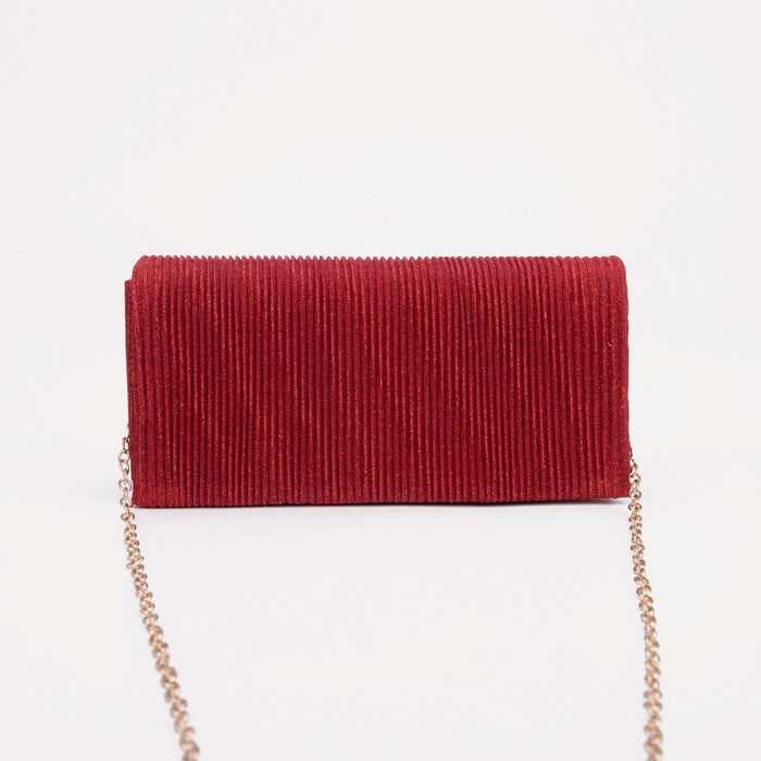 Сумка-клатч, отдел на клапане, цвет красный
Сумка-клатч, отдел на клапане, цвет красный