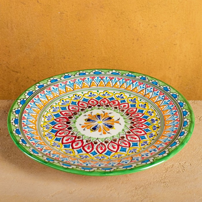 Тарелка Риштанская Керамика "Узоры", 27 см, разноцветная
Тарелка Риштанская Керамика "Узоры", 27 см, разноцветная