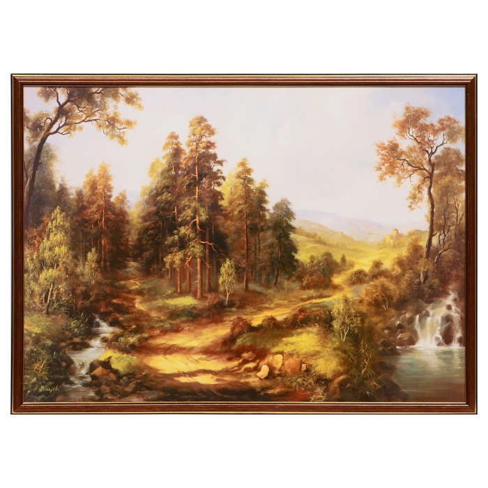 Картина "Лесные ручейки" 50х70(53х73) см
Картина "Лесные ручейки" 50х70(53х73) см