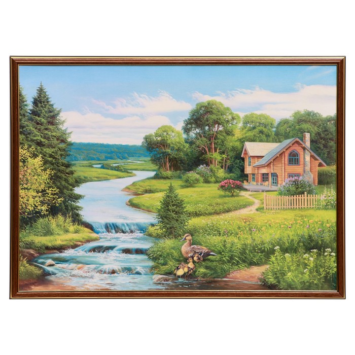 Картина "Домик в лесу" 50х70(53х73) см
Картина "Домик в лесу" 50х70(53х73) см