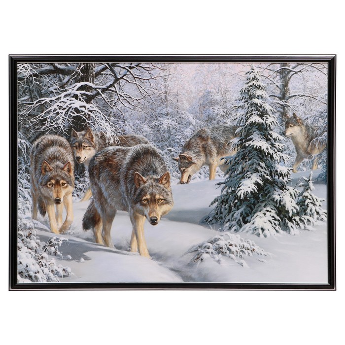 Картина "Стая на охоте" 50х70(53х73) см
Картина "Стая на охоте" 50х70(53х73) см