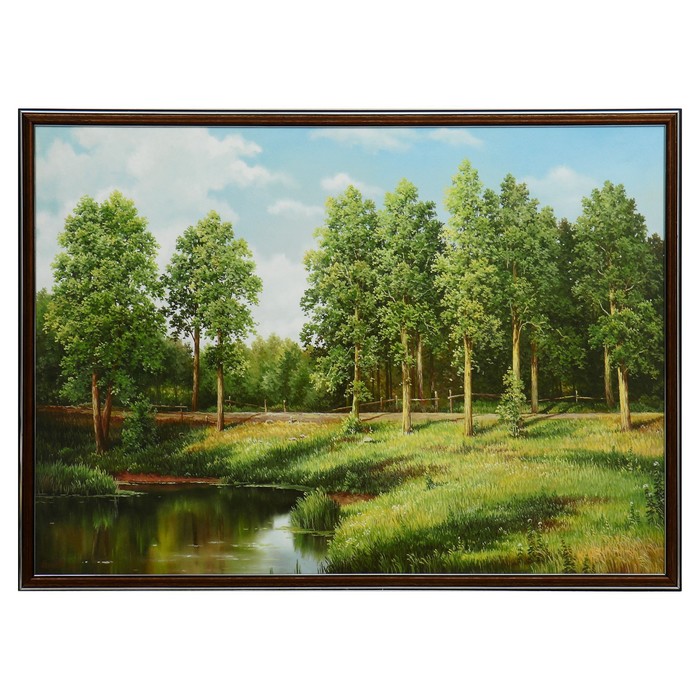 Картина "Лесное озеро" 50х70(53х73) см
Картина "Лесное озеро" 50х70(53х73) см