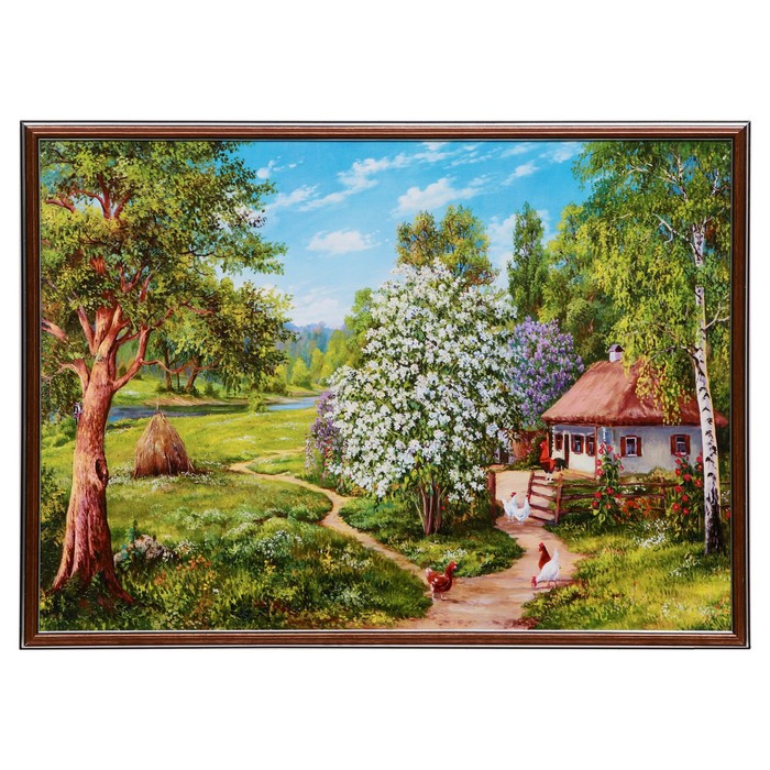Картина "На даче" 50х70(53х73) см
Картина "На даче" 50х70(53х73) см