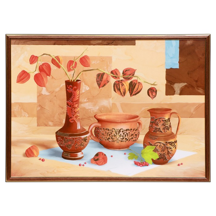 Картина "Три вазы" 50х70(53х73) см
Картина "Три вазы" 50х70(53х73) см