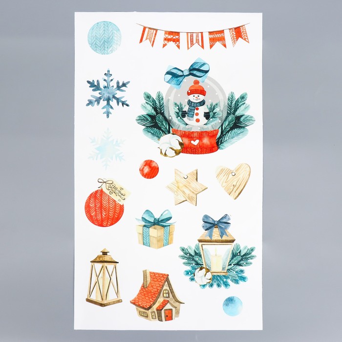 Декоративная наклейка "Украшения" белый фон 30х50 см
Декоративная наклейка "Украшения" белый фон 30х50 см