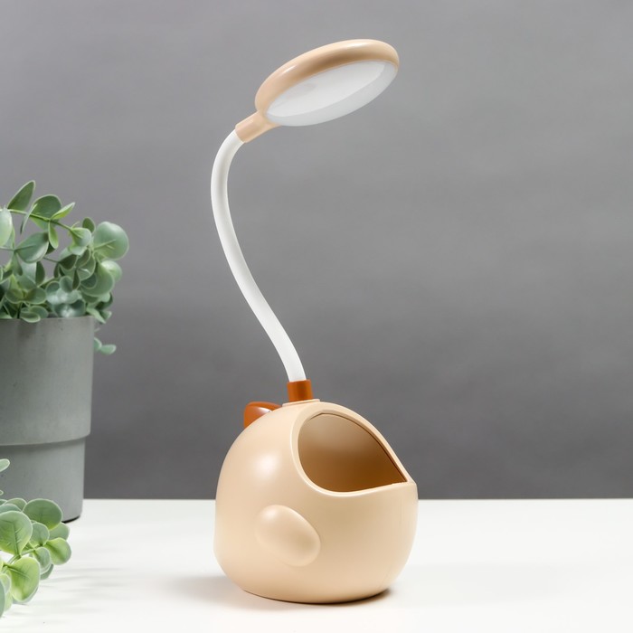 Настольная лампа 16807/1BG LED 5Вт USB бежево-коричневый 9х10х28 см
Настольная лампа 16807/1BG LED 5Вт USB бежево-коричневый 9х10х28 см