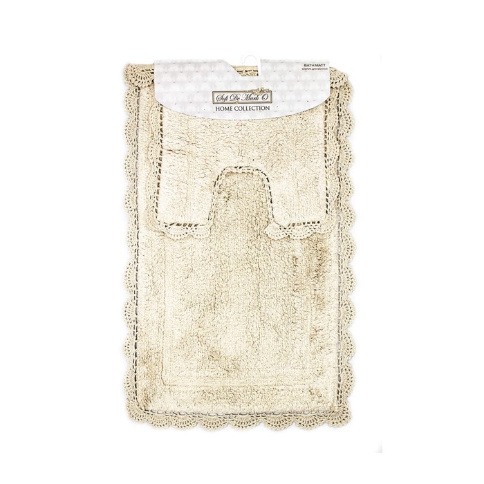 Набор ковриков для ванной Cleo, 60х100 и 50х50 см, цвет бежевый
Набор ковриков для ванной Cleo, 60х100 и 50х50 см, цвет бежевый