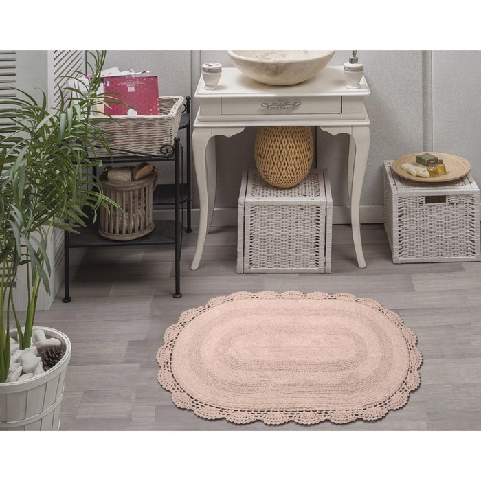 Набор ковриков для ванной Diana, 50х80 и 45х60 см, цвет пудра
Набор ковриков для ванной Diana, 50х80 и 45х60 см, цвет пудра