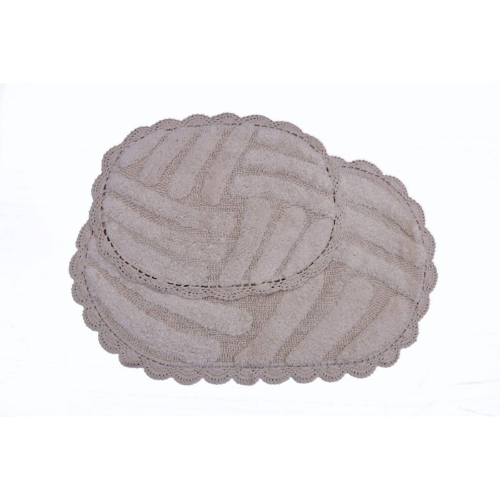 Набор ковриков для ванной Nancy, 60х100 и 50х70 см, цвет мокко
Набор ковриков для ванной Nancy, 60х100 и 50х70 см, цвет мокко