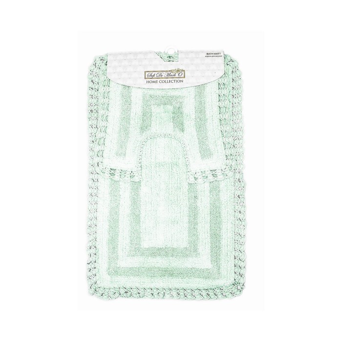 Набор ковриков для ванной Rebecca, 60х100 и 50х50 см, цвет ментол
Набор ковриков для ванной Rebecca, 60х100 и 50х50 см, цвет ментол