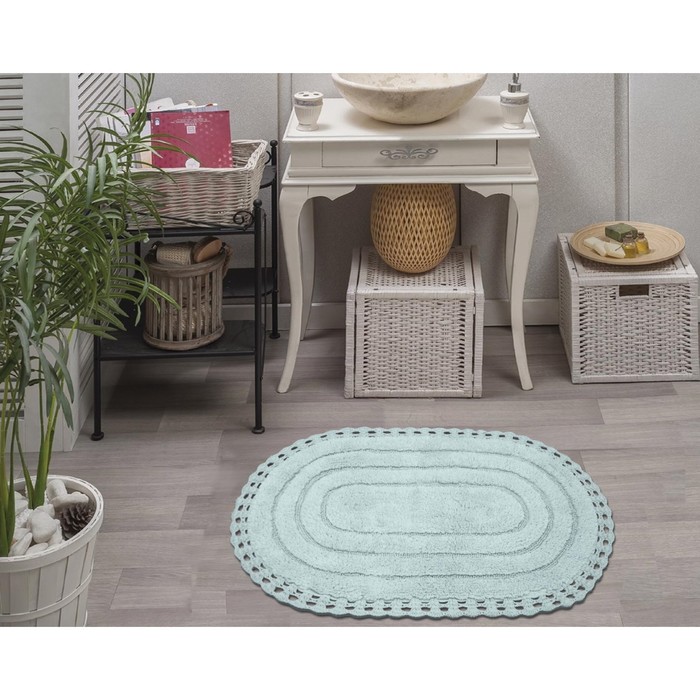 Набор ковриков для ванной Yana, 60х100 и 50х70 см, цвет ментол
Набор ковриков для ванной Yana, 60х100 и 50х70 см, цвет ментол