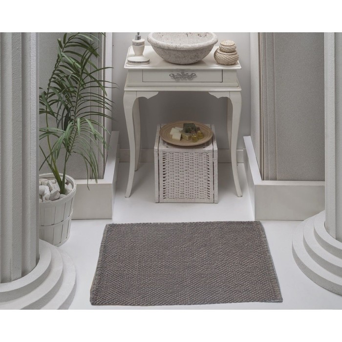 Коврик для ванной Alven, 50х70 см, цвет коричневый
Коврик для ванной Alven, 50х70 см, цвет коричневый