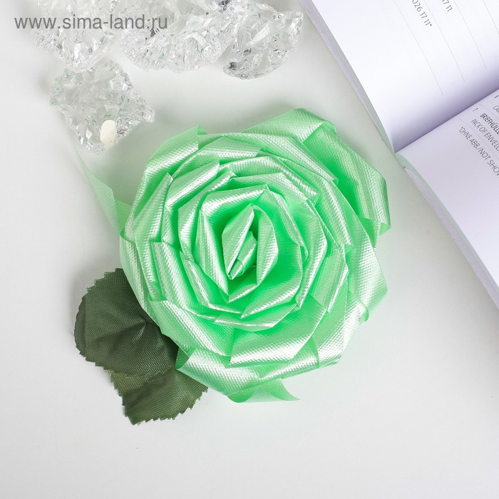 Бант-роза №8,5, цвет зеленый
Бант-роза №8,5, цвет зеленый