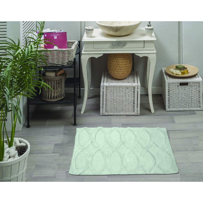 Коврик для ванной Daniel, 60х100 см, цвет ментол
Коврик для ванной Daniel, 60х100 см, цвет ментол