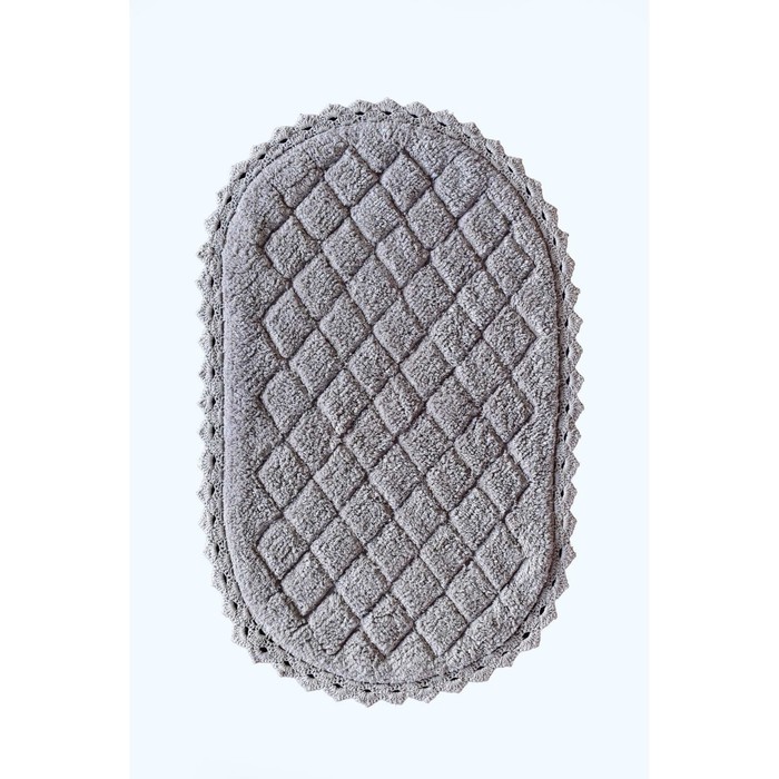 Коврик для ванной Florence, 60х100 см, цвет серый
Коврик для ванной Florence, 60х100 см, цвет серый