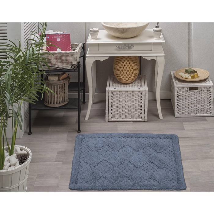 Коврик для ванной Jardin, 60х100 см, цвет темно-фиолетовый
Коврик для ванной Jardin, 60х100 см, цвет темно-фиолетовый
