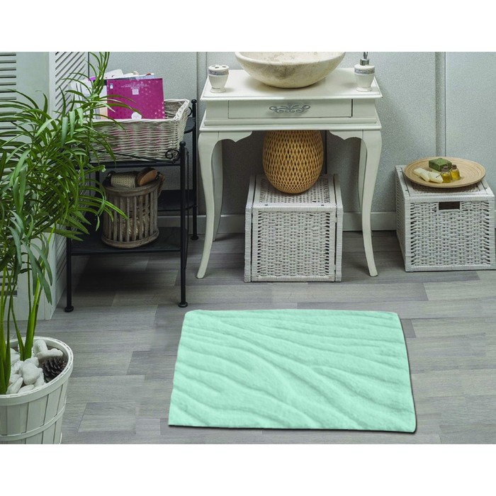 Коврик для ванной Morgana, 50х70 см, цвет ментол
Коврик для ванной Morgana, 50х70 см, цвет ментол