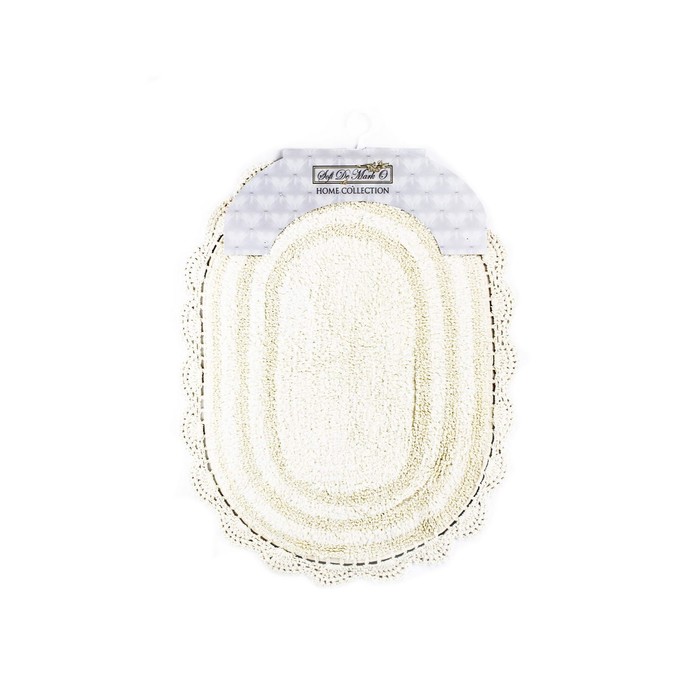 Коврик для ванной Pamella, 50х70 см, цвет крем
Коврик для ванной Pamella, 50х70 см, цвет крем