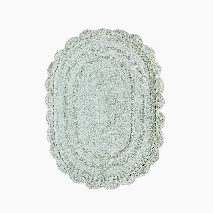 Коврик для ванной Pamella, 50х70 см, цвет ментол 
Коврик для ванной Pamella, 50х70 см, цвет ментол