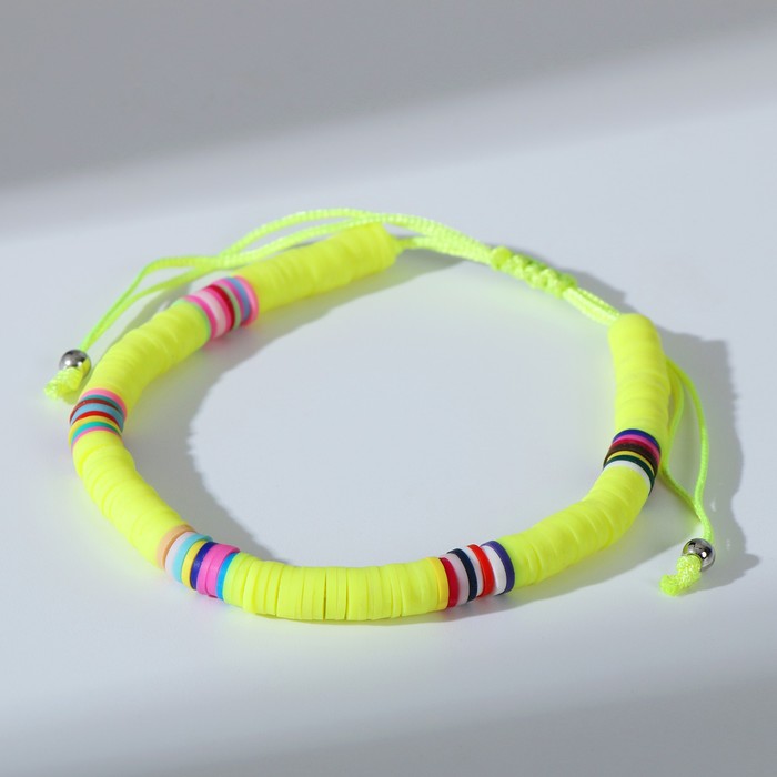 Браслет "Бисер" на резинке, неон, цвет жёлтый, L=7
Браслет "Бисер" на резинке, неон, цвет жёлтый, L=7