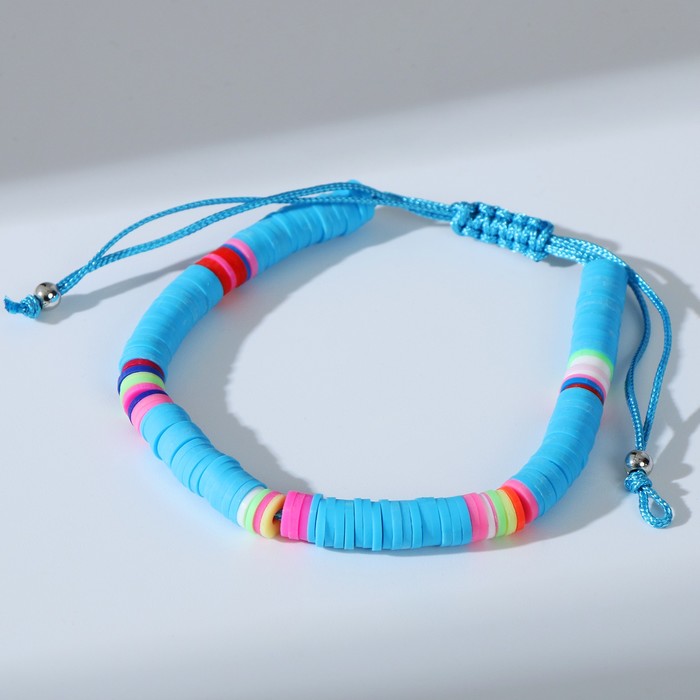 Браслет "Бисер" на резинке, неон, цвет голубой, L=7
Браслет "Бисер" на резинке, неон, цвет голубой, L=7