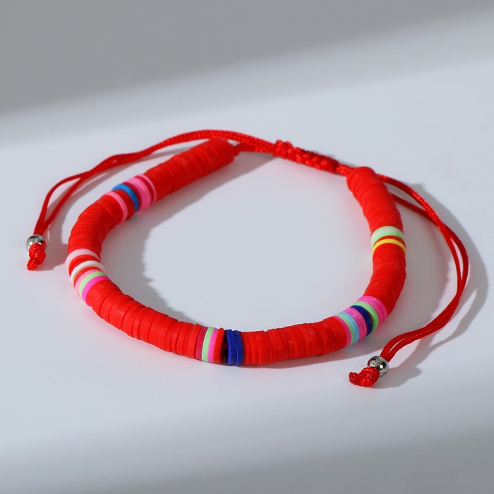 Браслет "Бисер" на резинке, неон, цвет красный, L=7
Браслет "Бисер" на резинке, неон, цвет красный, L=7