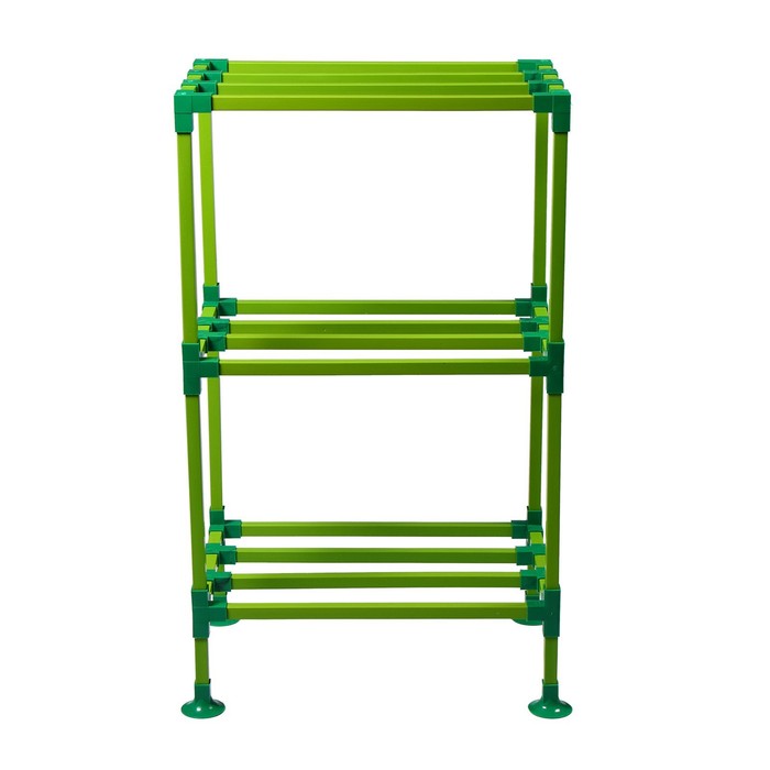 Стеллаж для рассады, 3 полки, 40 × 61 × 104 см
Стеллаж для рассады, 3 полки, 40 × 61 × 104 см