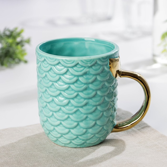 Кружка «Русалка», 360 мл, 12×8,5×10 см, цвет голубой
Кружка «Русалка», 360 мл, 12×8,5×10 см, цвет голубой