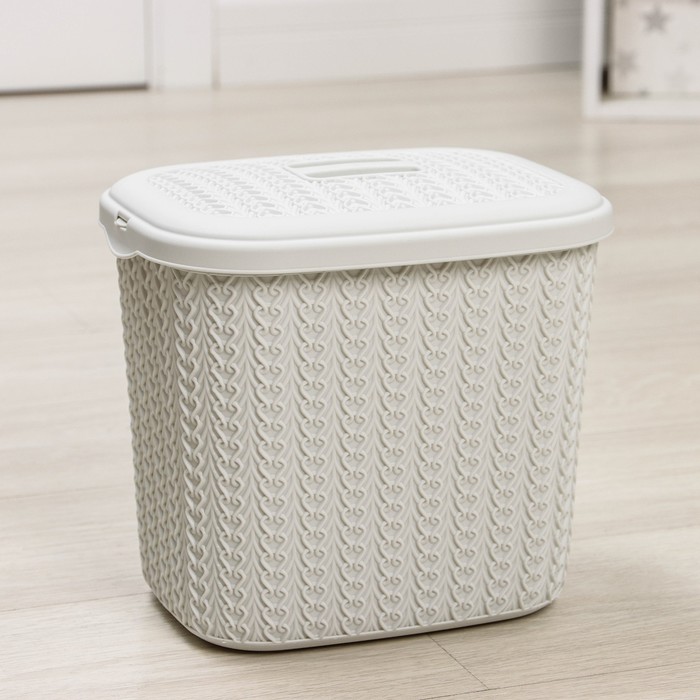 Корзина с крышкой универсальная «Меланж», 6 л, цвет дымчатый
Корзина с крышкой универсальная «Меланж», 6 л, цвет дымчатый