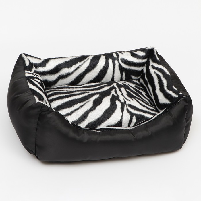 Лежанка прямоугольная комбинированная, 50 х 40 х 15 см, расцетка зебра
Лежанка прямоугольная комбинированная, 50 х 40 х 15 см, расцетка зебра